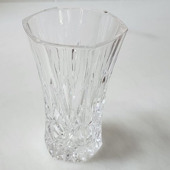 Vintage Led Cut‎ Crystal Bud Vase 5x3 Inch - Picture 8 of 16